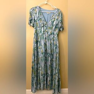 Size medium Miami floral dress.